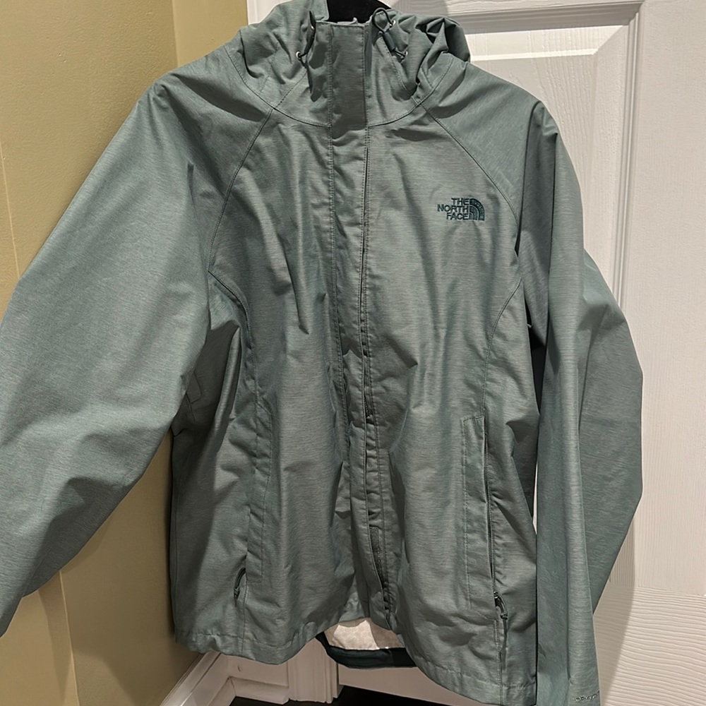 The North Face hooded rain jacket NWOT
